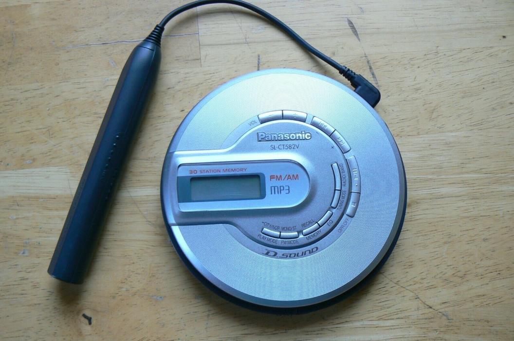 Panasonic SL-CT582V. CD, MP3, AM/FM Portable.