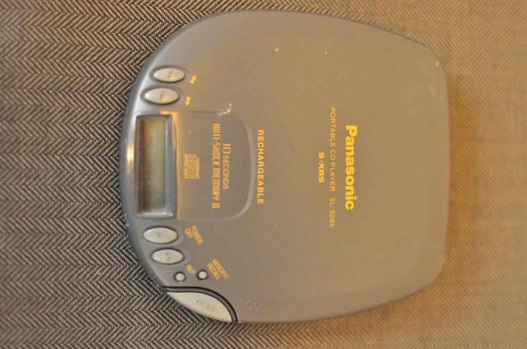 PANASONIC Portable CD Player Anti-Shock Memory 2 S-XBS