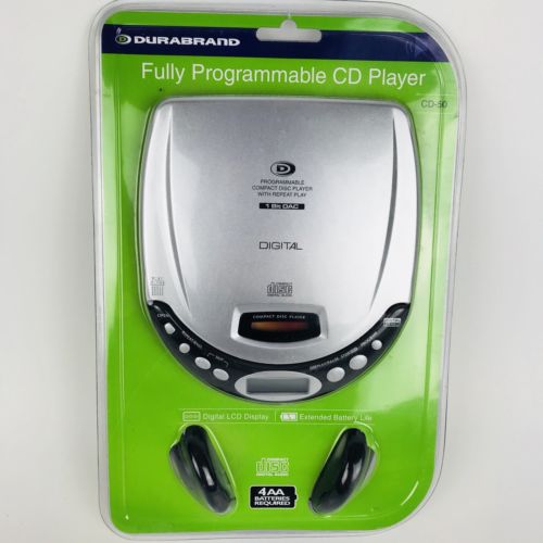 New DURABRAND CD-50 Personal CD Player Fully Programmable Portable Music Sealed