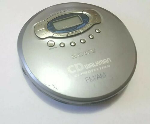 SONY CD Walkman D-FJ61 Gray AM FM Radio CD Player with G Protection