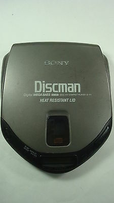 SONY Discman Portable CD Player D-171 Walkman Mega Bass AVLS Heat Resistant Lid
