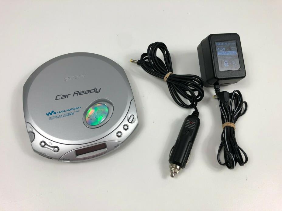 Sony CD Walkman D-E356CK CD-R/RW Portable CD Player ESP Max Car Ready