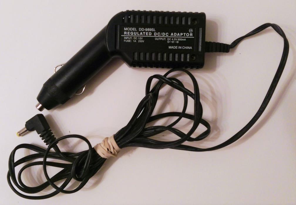 Lenoxx Sound Car Charger Regulated DC Power Adapter DD-989SL for Music CD Player