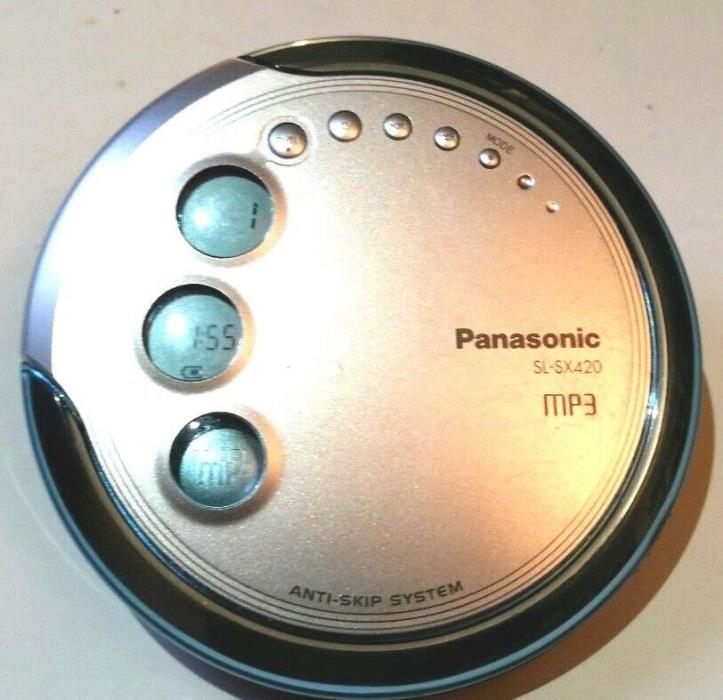 Panasonic SL-SX420 MP3 CD Player Anti-Skip Tested Scratches On Unit Portable