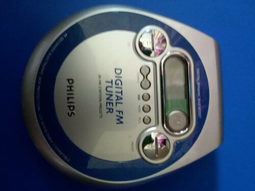 Philips AZT3202/17 Portable CD Player Digital FM Tuner TESTED WORKS PERFECT