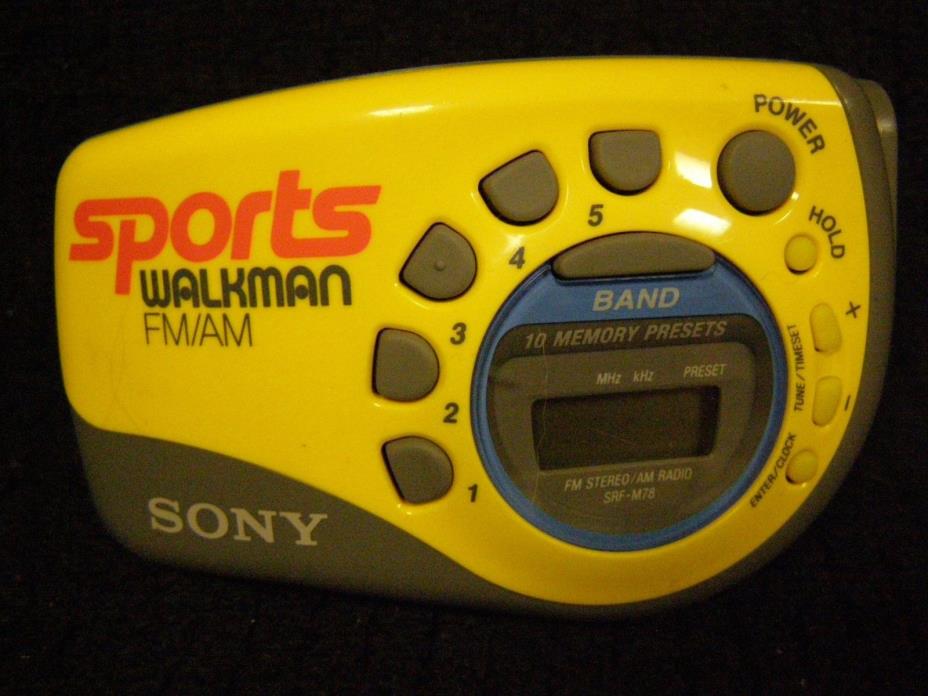 Sony Sports Walkman FM/AM Armband Radio - Works Great !