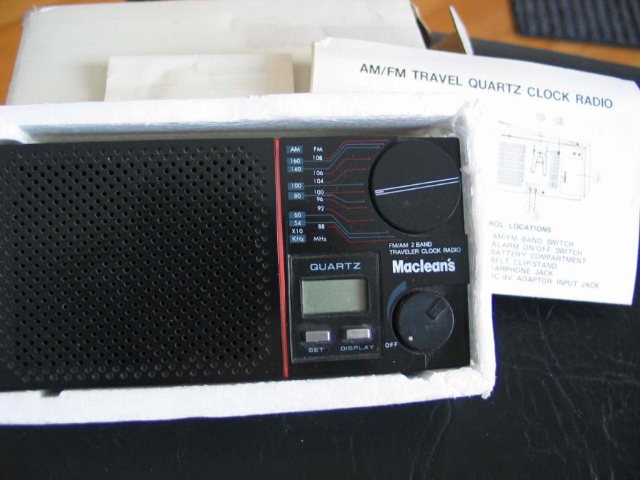 Black Clock Radio - NEW Merchant Gift