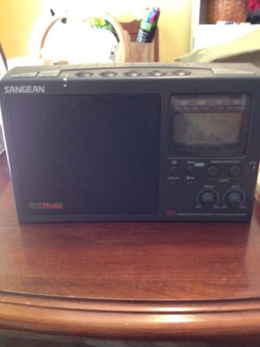 Sangean CC Radio Plus DX AM/FM/TV Weather Band Receiver + Alert