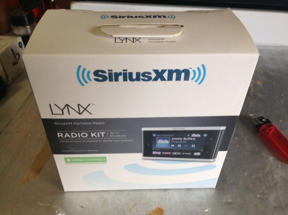 NEW SEALED RARE Sirius XM LYNX Portable satellite Radio KIT Receiver SXi1