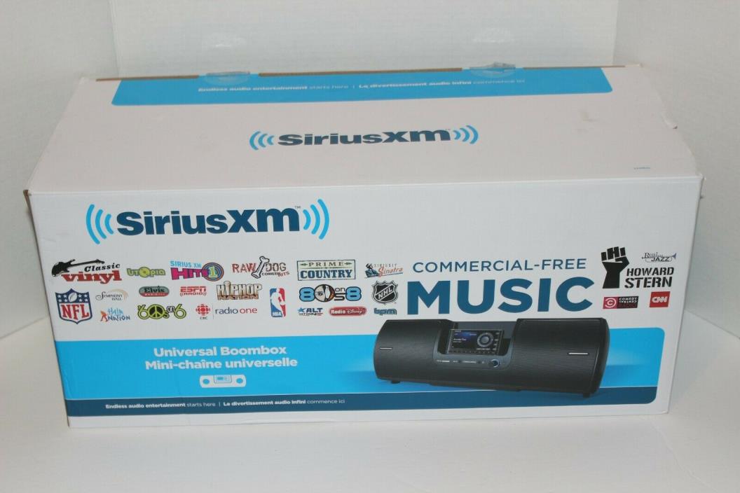 SIRIUSXM Universal Boombox - New in opened box