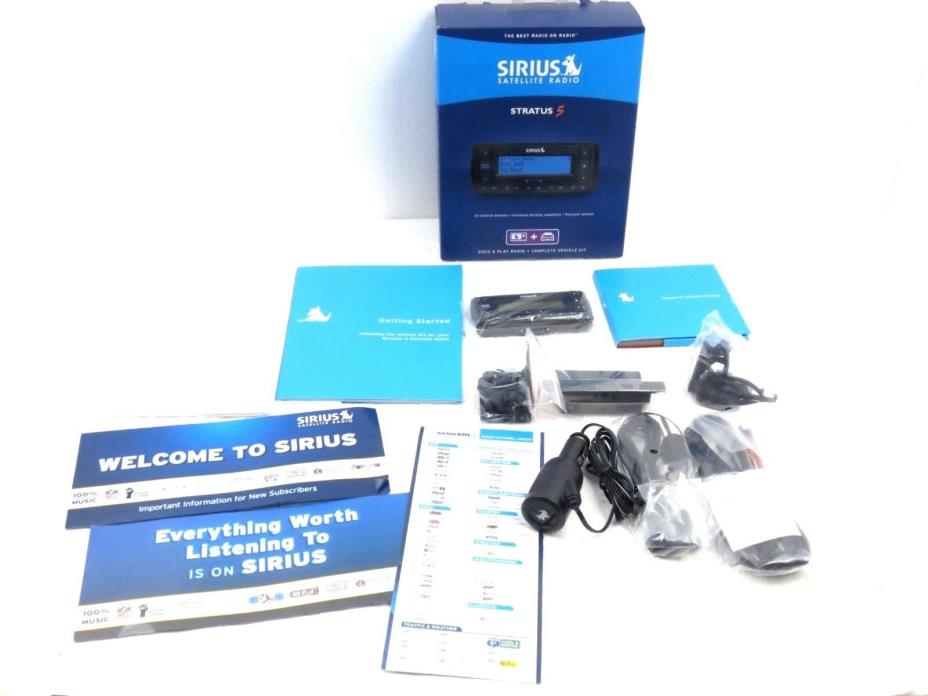 Sirius Stratus 5 SV5TK1 Car Satellite Radio Receiver Dock & Play Vehicle Kit
