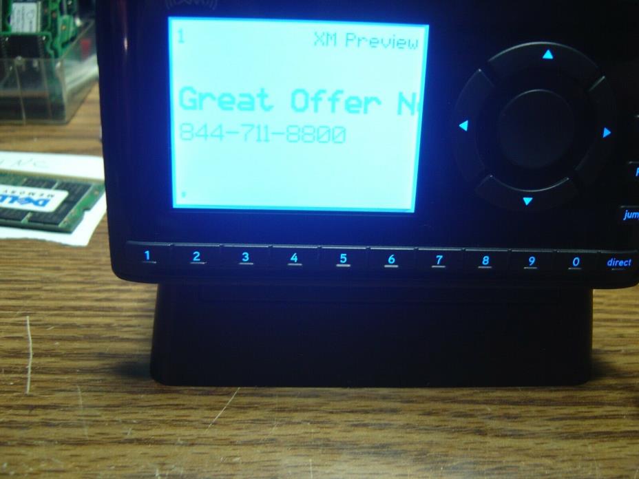 Sirius XM SXHD1 (A) SATELLITE Radio Working Please Read Description