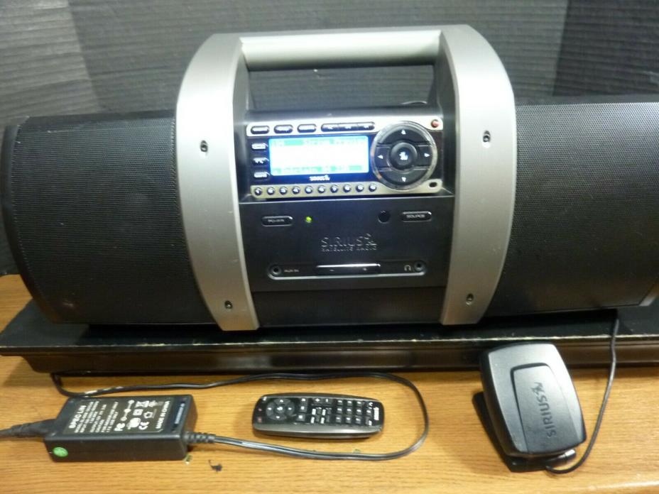 SIRIUS XM SUBX1 BOOMBOX AND STARMATE 4 RECEIVER  ST4-TK1 w/ ACCESSORIES