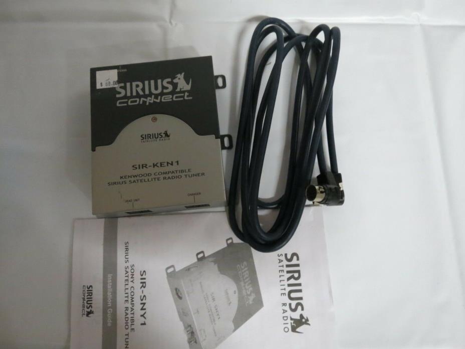 SIRIUS CONNECT KENWOOD COMPATIBLE SATELLITE RADIO TUNER NEW OLD INVENTORY TESTED