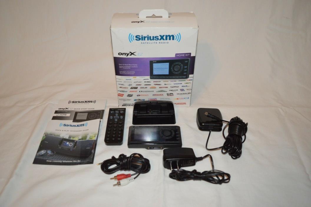 Sirius XM Onyx EZ Satellite Radio Home Kit ~ Model XEZ1H1 - No Subscription