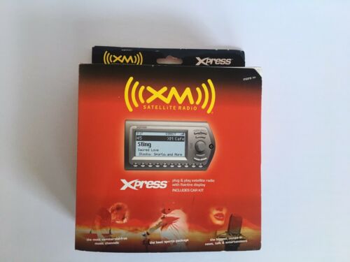 New XM Xpress Satellite Radio Plug & Play Sureconnect Car Kit Factory Sealed