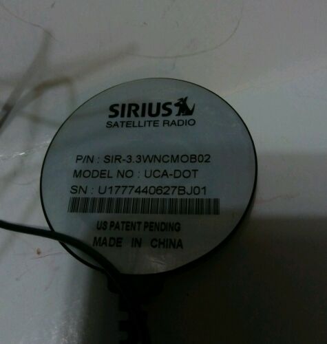 Sirius Satellite Radio UCA-DOT Magnetic Antenna SIR-3.3RCTMOB05