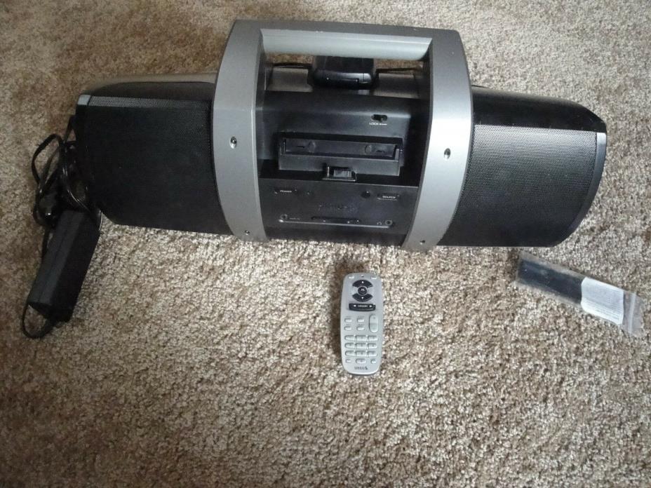 Sirius SUBX1 Boombox Base Home Portable Satellite Radio with Remote