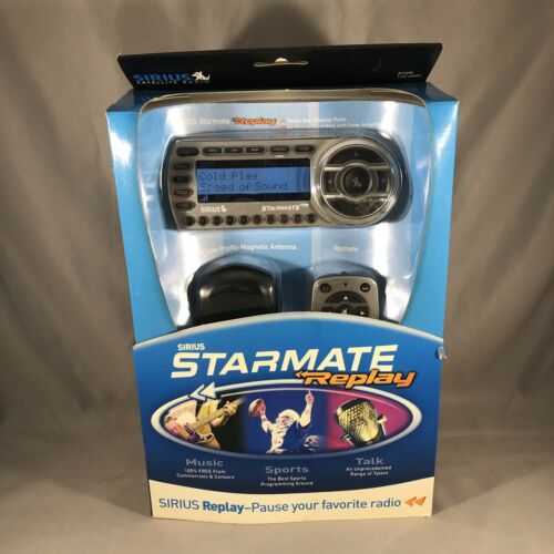 Sirius Starmate Replay ST2R Satellite Radio With Car Kit NIB