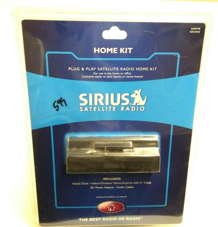 SUPH1 – Plug & Play Satellite Radio Home Kit NEW SEALED PACKAGE SIRIUS XM