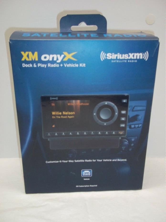 Sirius XM Onyx Dock Play Satellite Radio Vehicle Kit Model XDNX1V1