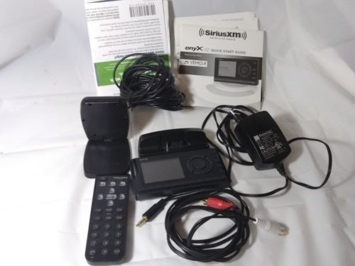Sirius XM Satellite Radio  ONYX EZ Home Kit Tested Working No Box Everything els