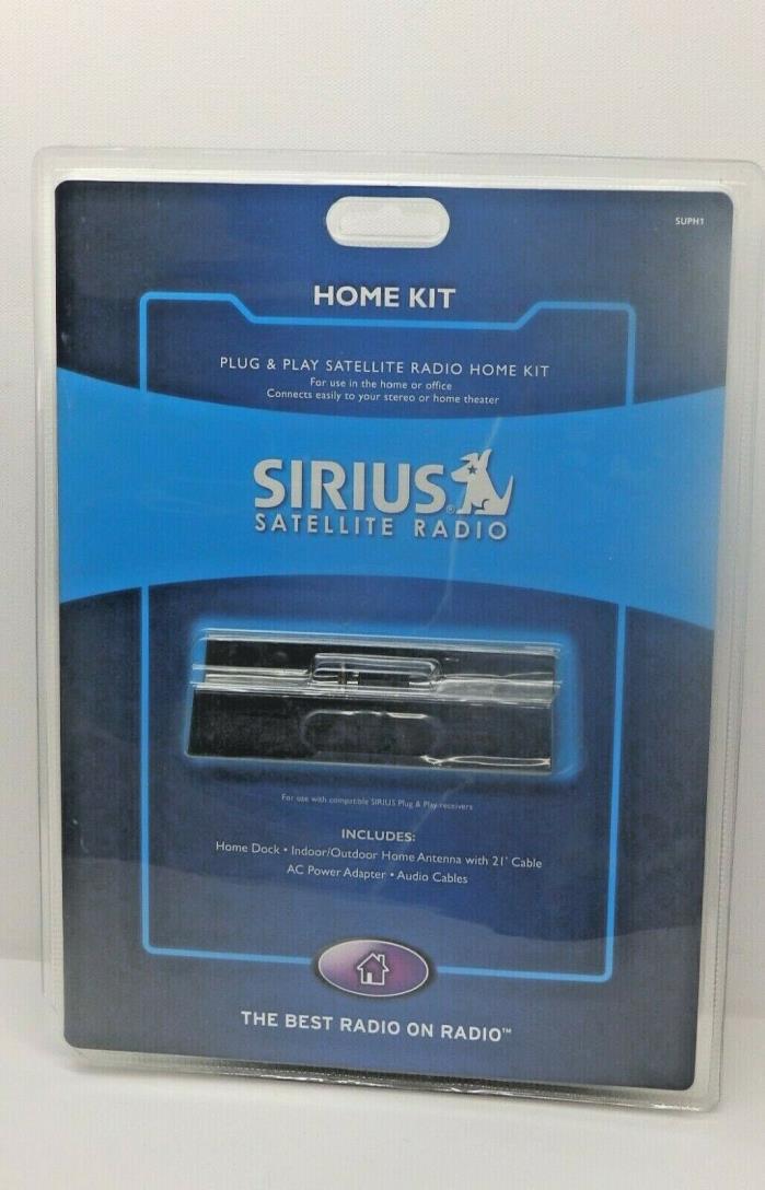 NEW SEALED Sirius Satellite Radio Home Kit Sportster, Starmate,Stratus SUPH1