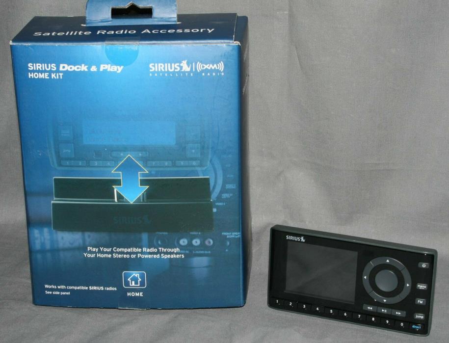 Sirius XM Starmate 8 Satellite Radio Receiver SST8 with Home Kit - excellent