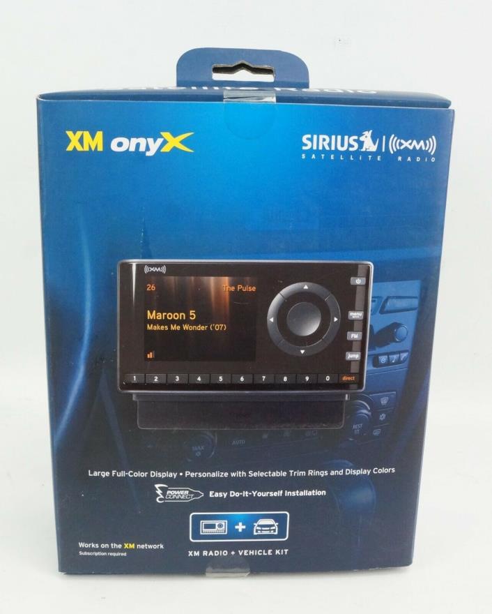 NEW Open Box Sirius XM Satellite Radio XM Onyx XDNX1V1 Vehicle Kit