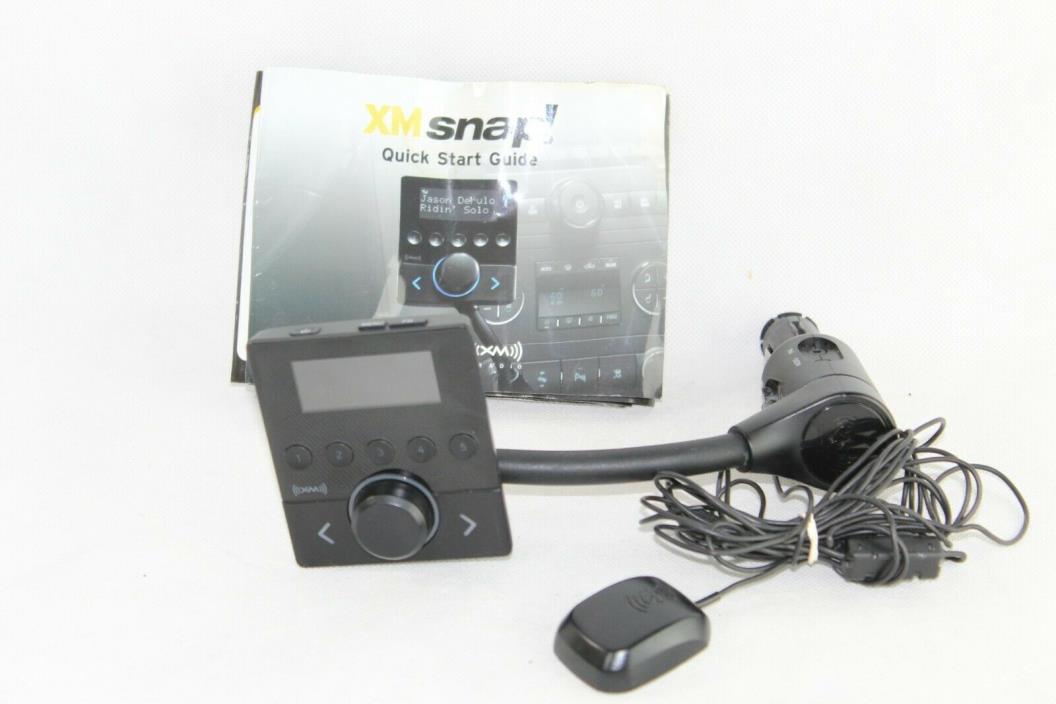 SiriusXM Snap XSN1 Car Cig Lighter Vehicle Portable Satellite Radio With Antenna