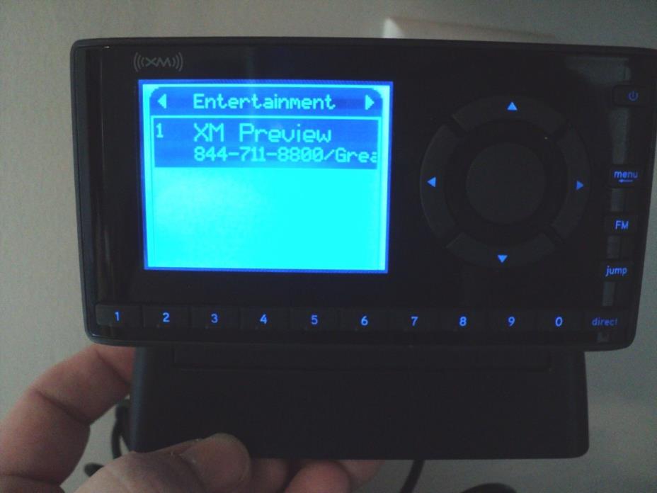 SiriusXM Onyx EZ Satellite Radio Receiver & Home Kit Model XEZ1 ~ NO REMOTE