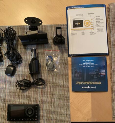 Sirius XM Onyx Radio Satellite Digital Home Dock Kit w/Car Kit Bundle