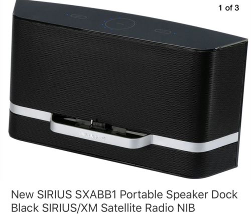 Sirius XM Radio SXABB1 For XM / For Sirius Portable Satellite Radio Receiver NIB