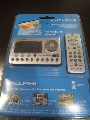Delphi SKYFi SA50000 11P1 XM Car & Home Satellite Radio Receiver & Remote New!