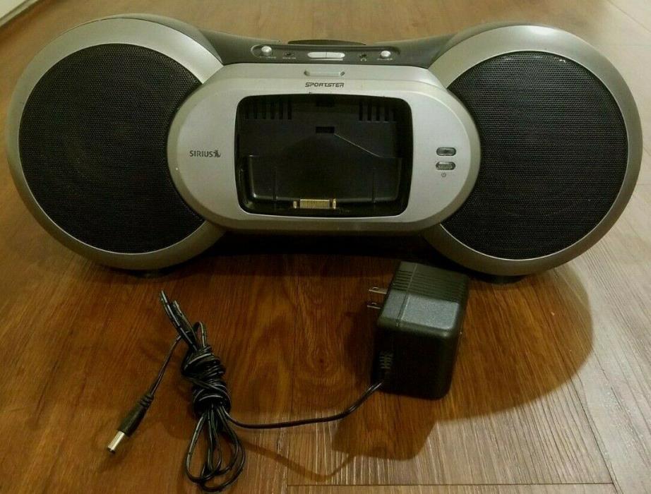 Sirius XM Satelite Radio SP-B1 Boombox , Antenna, Power cord