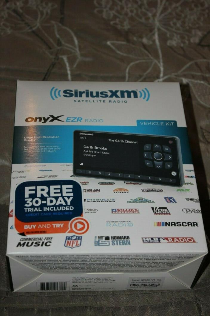 SiriusXM Onyx EZR SXEZR1V1 Dock and Play satellite radio with vehicle kit