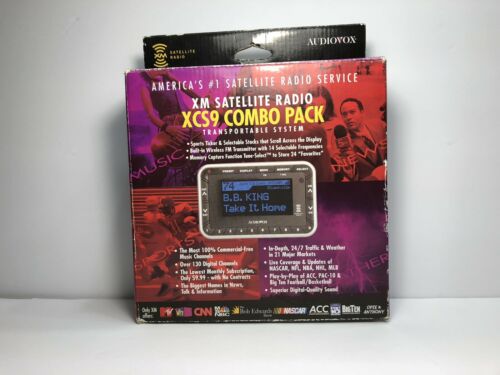 Audiovox XM Satellite Radio XCS9 Combo Pack (Complete)