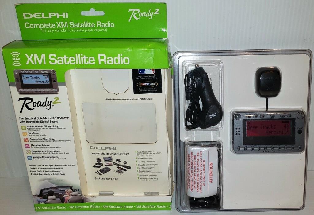 Delphi Roady 2 For XM Car Satellite Radio Receiver w/Vehicle Kit SA10085