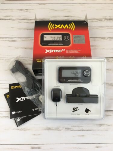 NEW SIRIUS XM EZ XPRESS Car Kit, Receiver, Car Cradle,Antenna, Power Cord SEALED