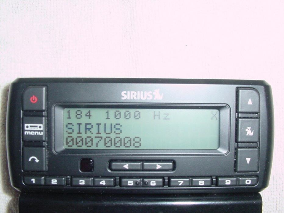 SIRIUS STRATUS 5 RADIO ONLY FOR SIRIUS SATELLITE RADIO