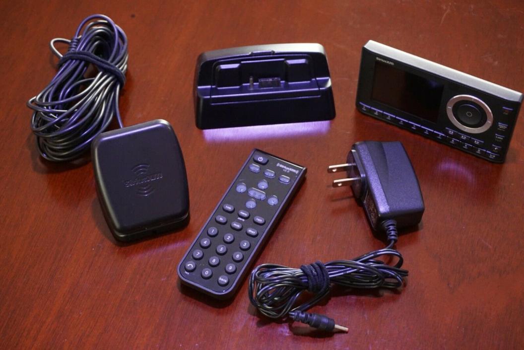 SiriusXM Onyx Plus Receiver, Dock, Antenna, and Remote