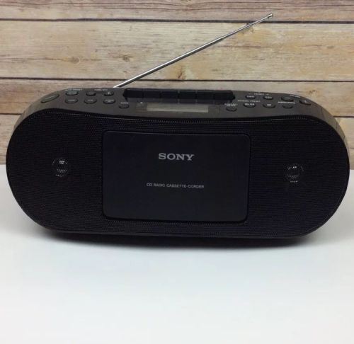 Sony CFD-S50 Portable CD Cassette AM-FM Radio Audio-In Boombox Player Power Cord