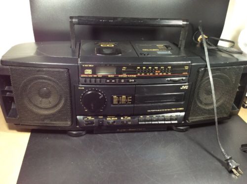 Vintage JVC RC-X310 AM/FM CD Cassette Portable Stereo Boombox