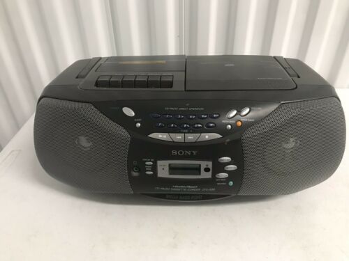 Sony CFD-S36 Boombox CD Radio Cassette-Corder with MEGA BASS Weatheradio