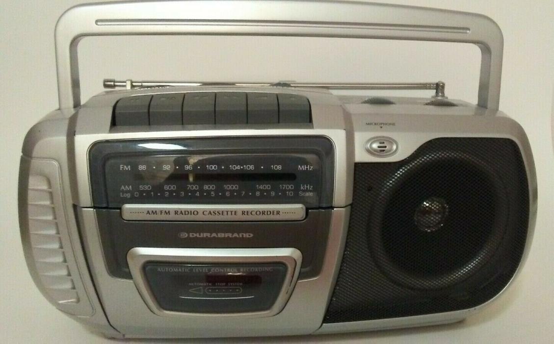 Durabrand Portable Radio Cassette Recorder, Tested WORKS