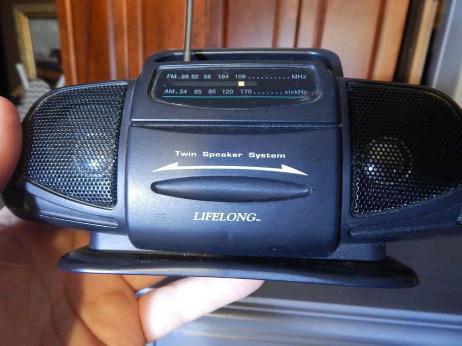 Portable AM/FM Radio Lifelong # 2225