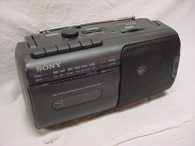 Sony Portable AMFM Cassette Player Recorder - Very Nice!