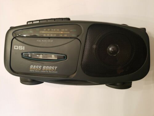 DSI AM/FM Radio Cassette Recorder with Bass Boost