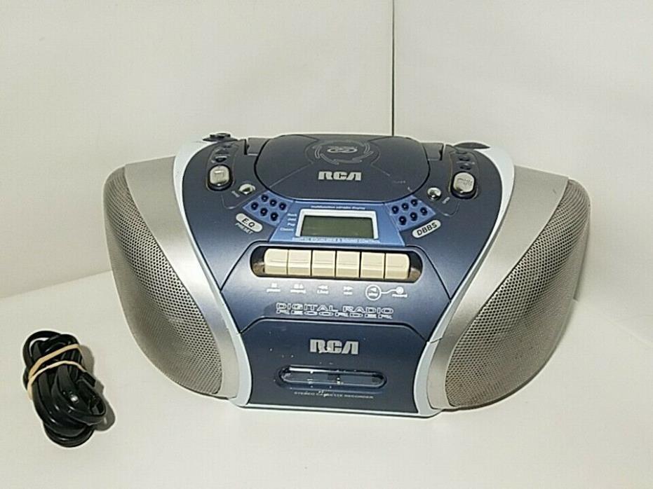 RCA RCD123 CD/Radio/Cassette Portable Boombox