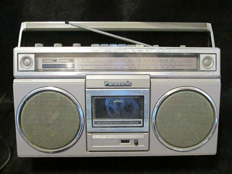 Vtg  80s Panasonic RX 5010 Boombox Ghettoblaster Stereo Radio Cassette Parts